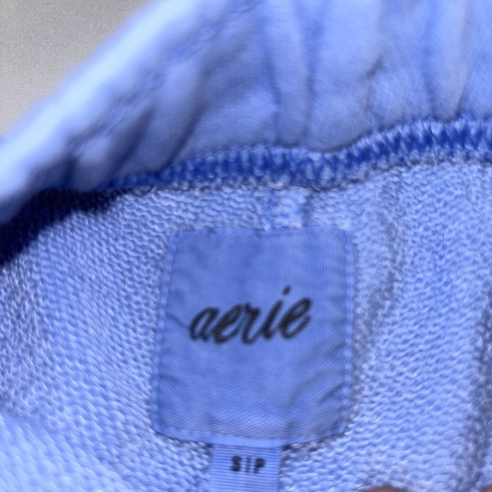Aerie Sweatpants Womens Size Small Blue Loungewear Cozy Soft - Picture 5 of 9